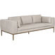 Burr Bali Bone Leather Sofa